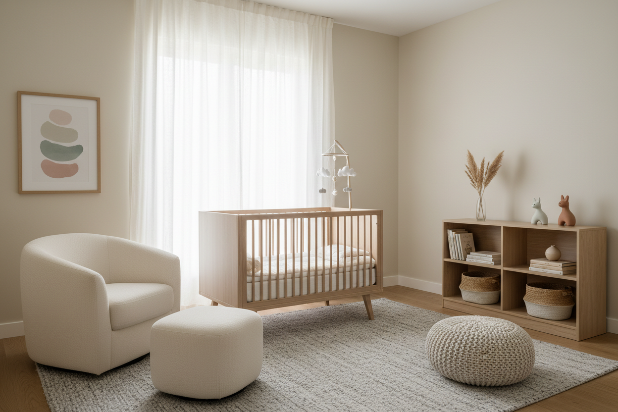 Preparando el Nido: limpieza del dormitorio y textiles del bebé
