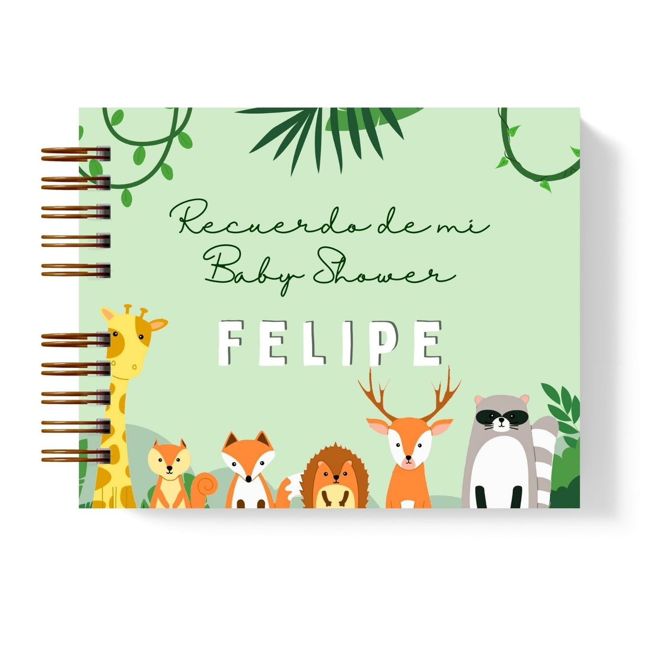 Libro de Recuerdos para Baby Shower Animals