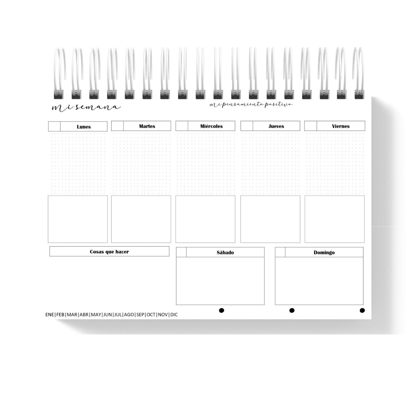 Organizador Semanal Cosmic Manifestation