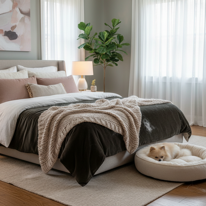 Limpieza Cama Pet Friendly: Aspiración Profunda en Seco (pelo, caspa y alérgenos)