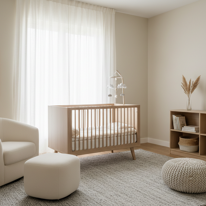 Preparando el Nido: limpieza del dormitorio y textiles del bebé