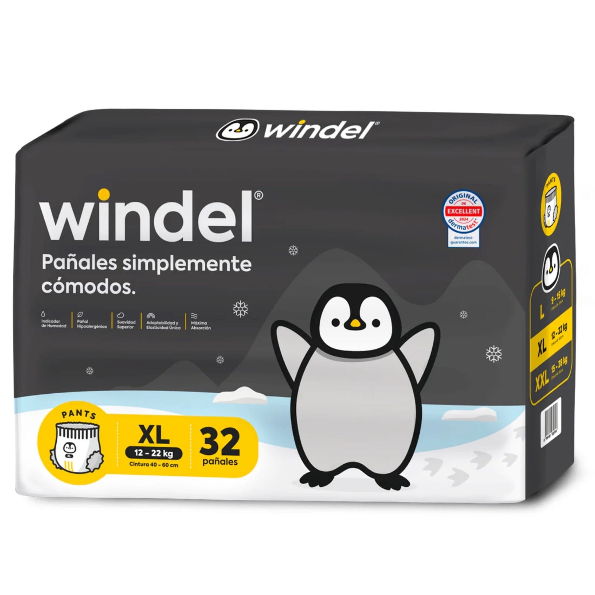Pañales tipo Pants Windel Talla XL · 32 unidades
