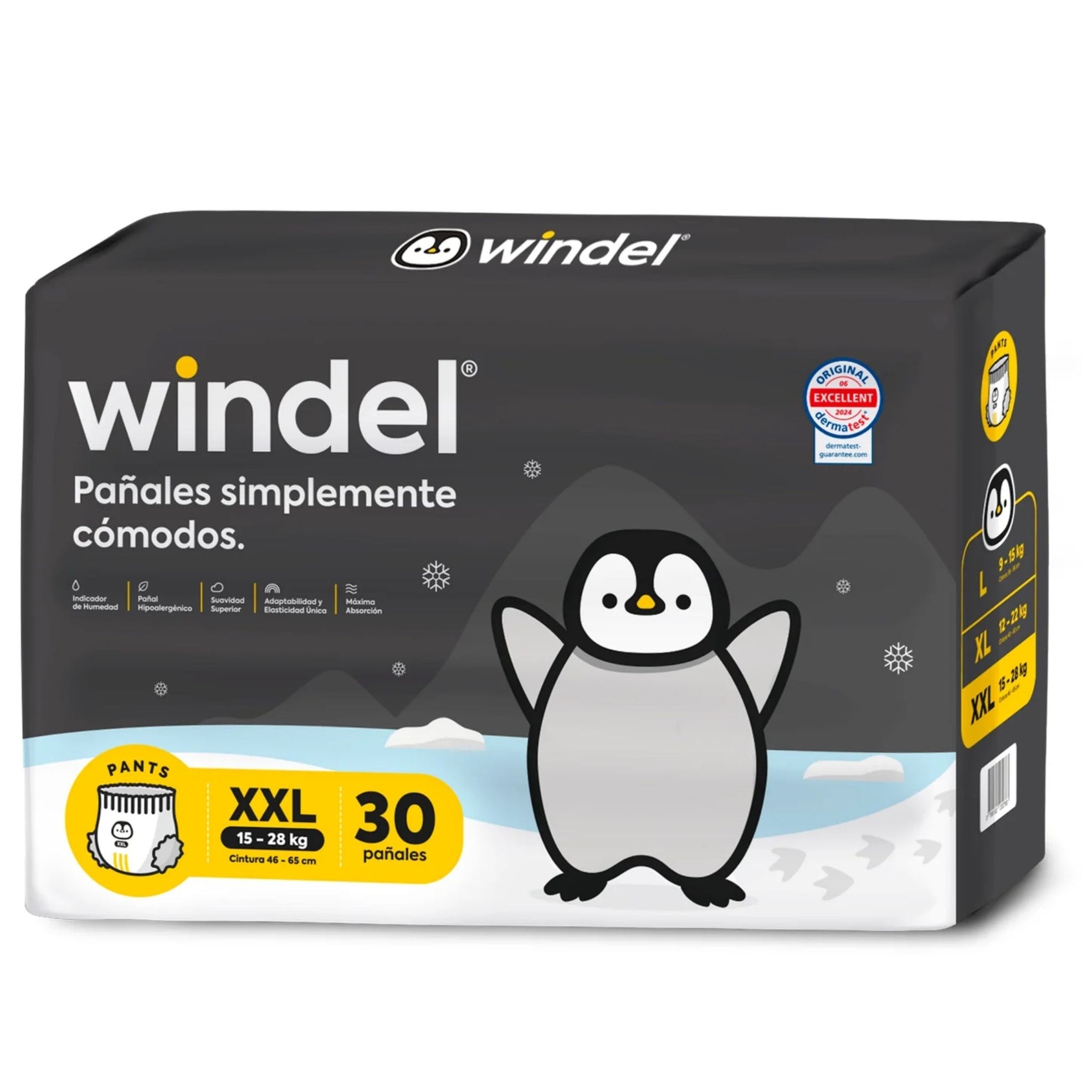Pañales tipo Pants Windel Talla XXL · 30 unidades